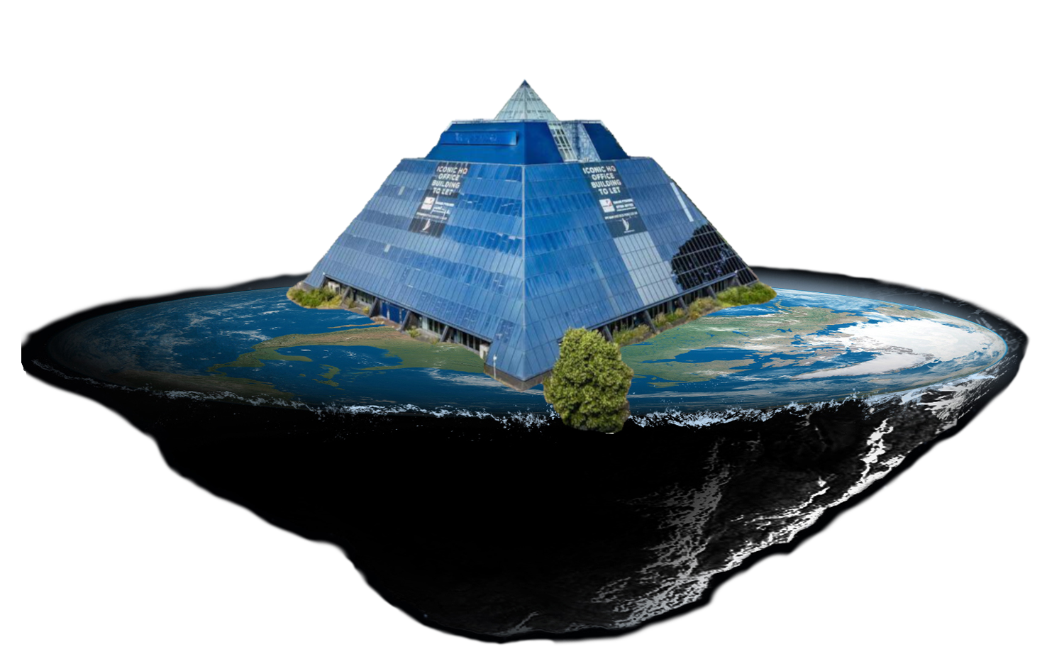 stockport flat earth pyramid